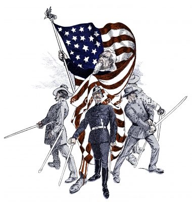Flag Clipart 3 - Soldiers Ready