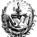 Free Book Clip Art 5 - Books with Lamp
