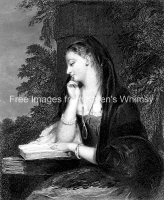 Book Pictures 3 - Woman Reading