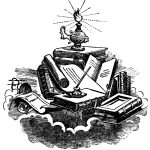 Free Reading Clip Art 3 - Knowledge from the Heavens