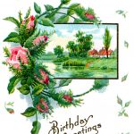 Birthday Flowers 5 - Frame of Roses