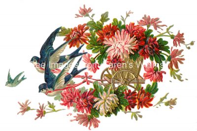 Floral Arrangements 4 - Bird Basket