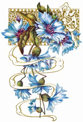 Floral Design 6 - Blue Flowers