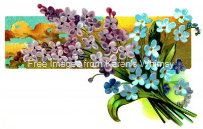 Purple Flowers 8 - Purple and Blue