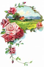 Spring Clipart 4 - Rose Frame