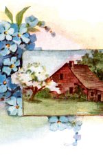 Spring Clipart 5 - Barn Scene