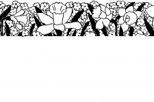 Free Printable Borders 5 - Daffodils And Buttercups