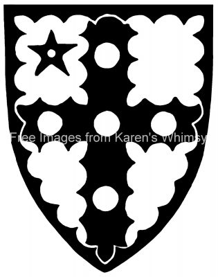 Coat of Arms Shield 1 - Engrailed Borders