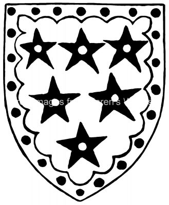 Coat of Arms Shield 4 - Arms of Thomas Walysel