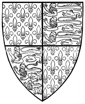 Coat of Arms Shield 6 - Arms of King Edward III