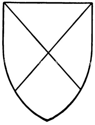 Blank Coat of Arms 2 - Party-Saltirewise