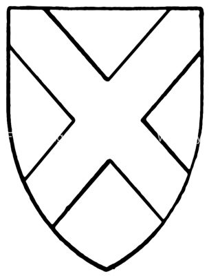 Blank Coat of Arms 5 - Saltire