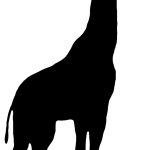 Free Animal Silhouettes 5 - Giraffe Silhouette