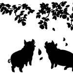 als 8 - Pigs Below Apple Tree
