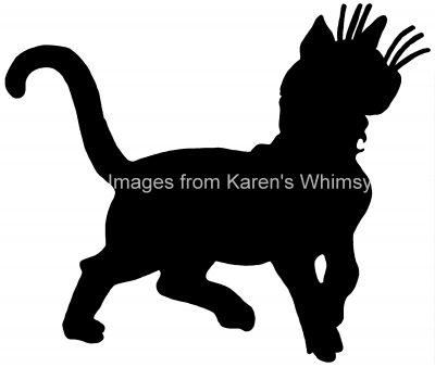 Black Cat Silhouettes 2