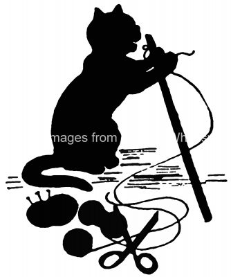 Cat Silhouette 2 - Constructing a Pole
