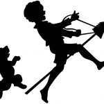 Free Dog Silhouettes 5 - Fun with Hobby Horse