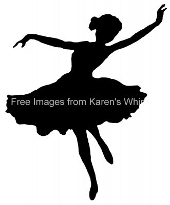 Dancer Silhouette 7 - Ballet Dancer