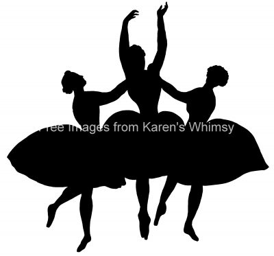 Ballet Dancer Silhouettes 1