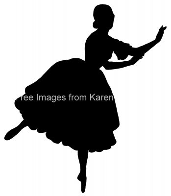 Silhouette Ballerina 3