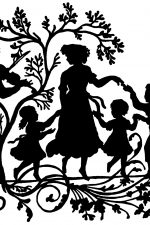 Dancer Silhouette Images 1 - Family Dancing Together