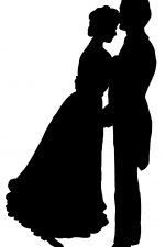 Dancer Silhouette Images 11 - Couple Dancing Close