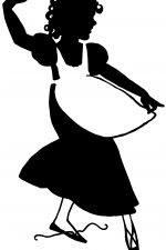 Dancer Silhouette Images 2 - Little Girl Dancing