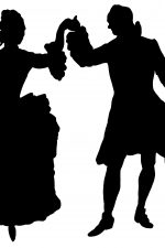 Dancer Silhouette Images 3 - Classical Dance Partners