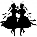Dancing Couple Silhouette 1