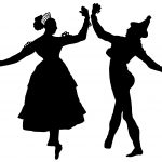 Dancing Couple Silhouette 2
