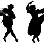 Dancing Couple Silhouette 5