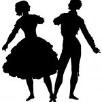 Dancing Couple Silhouette 6