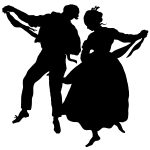 Dancing Couple Silhouette 9