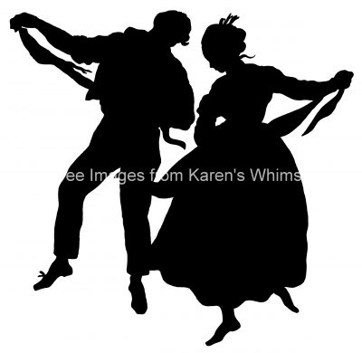 Dancing Couple Silhouette 9