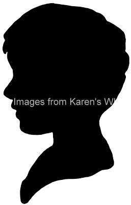 Child Head Silhouette 7