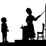 Silhouettes of Boys 18 - Learning a Lesson