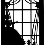 Lady Silhouette 6 - Looking out a Window