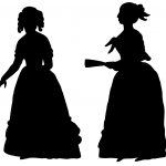 Female Silhouette Images 11 - Two Women Together
