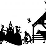 Female Silhouette Images 3 - Visiting the Farm