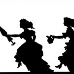 Female Silhouette Images 9 - Rushing out the Door