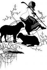 Woman Silhouette Image 4 - Guarding the Lambs