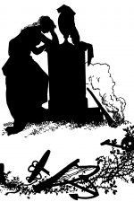 Woman Silhouette Image 9 - Woman in Mourning