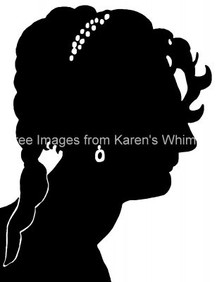 Woman Head Silhouette 1