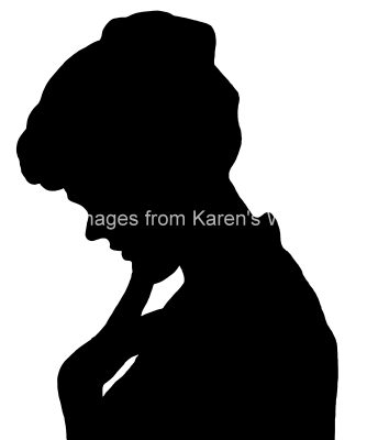 Woman Head Silhouette 3