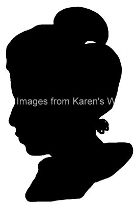 Woman Head Silhouette 6