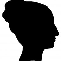 Woman Head Silhouettes