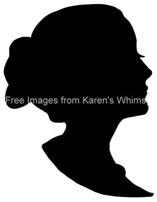 Womans Face Silhouette 1