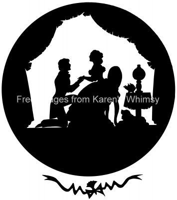 Love Silhouette 4 - Man Proposing to Woman