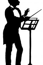 Human Silhouette 4 - Orchestra Conductor