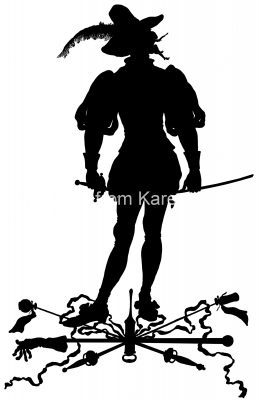 Silhouette of a Man 13 - Man with a Sword